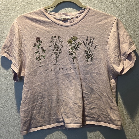 Outlaw wildflower cropped shirt - Picture 1 of 3